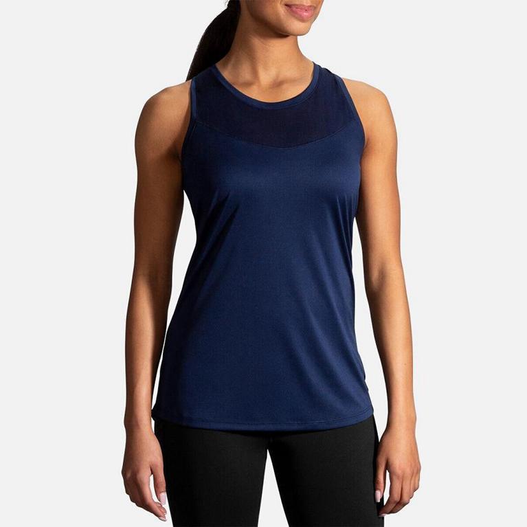 Brooks Women's Stealth Running Tank Top - Blue (LFNH19843)